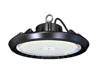 JAZAVA 200-Watt 10 in. UFO Integrated LED High Bay Light, UL and DLC 5.1 Certified, 4000K-5000K, IP65 Waterproof
